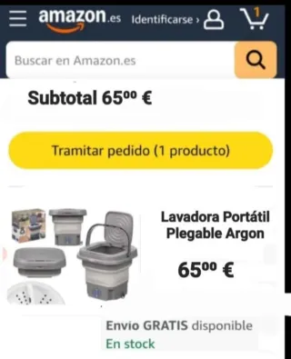 Lavadora Portátil Plegable ( Sin Estrenar)