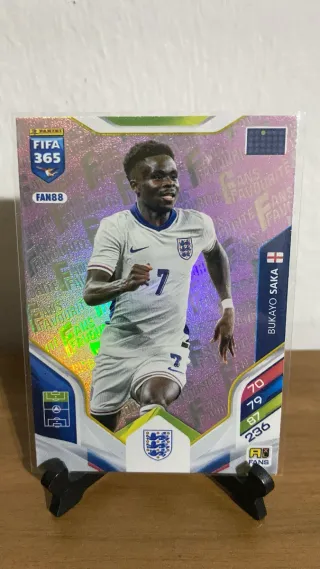 Carta Panini FIFA 365 Bukayo Saka