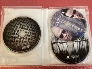DVD Inception, Dark City, Matrix