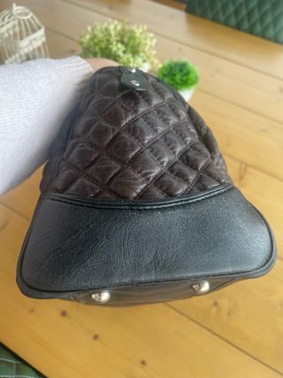 Bolso Bimba y Lola vintage marrón y negro