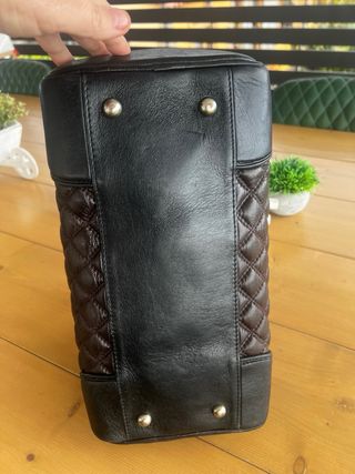 Bolso Bimba y Lola vintage marrón y negro