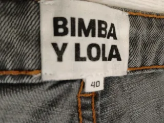 Pantalón Bimba y Lola gris mujer T.L