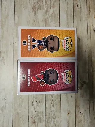Funko Pop NBA Kevin Durant y James Harden