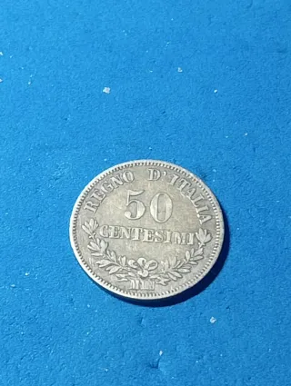 Moneta Regno Italia 1863 Argento