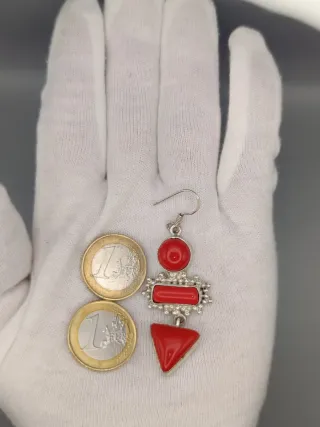 Pendientes Coral Plata 925