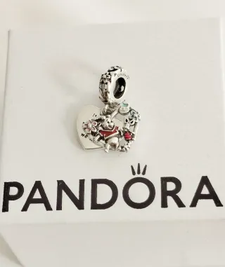 Charm Colgante Doble Winnie the Pooh Piglet Disney