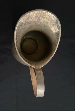 Jarra metal plateado vintage siglo XX