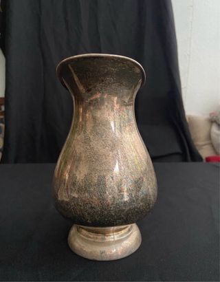 Jarra metal plateado vintage siglo XX