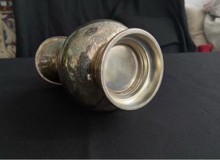 Jarra metal plateado vintage siglo XX