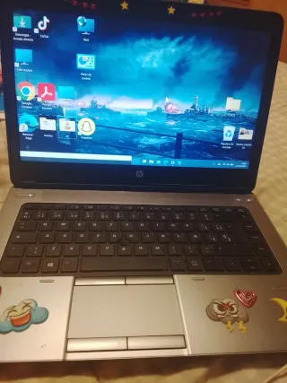 Portátil HP Plata y Negro