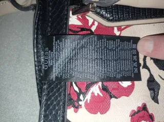 Borsa Guess floreale con manici