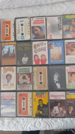 Lote de 30 Cintas Cassette Música Variada