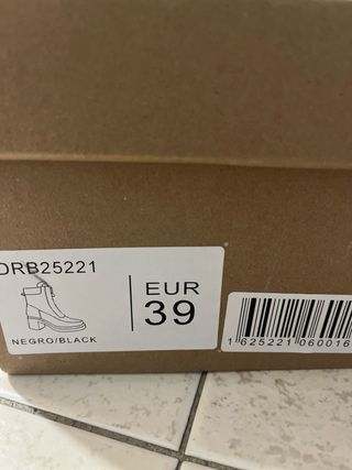 Botines G'Angela Negros Talla X