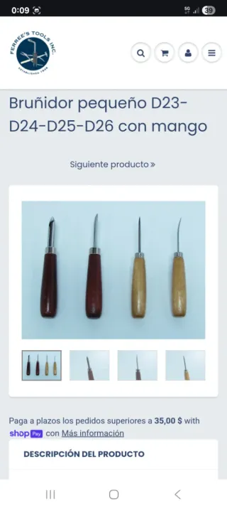 Herramientas de luthier para instrumentos