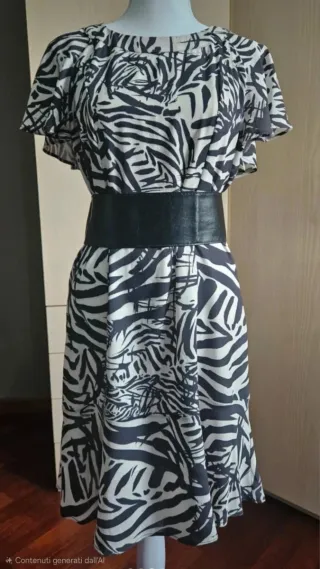 Abito fantasia zebra Francomina