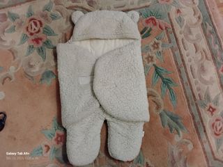 Capazo bebé lana para dormir