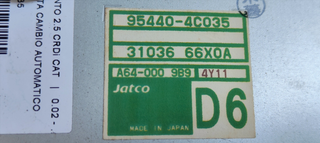 CENTRALITA CAMBIO AUTOMATICO KIA SORENTO 2.5 CRDi