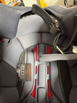 Casco de moto blanco modular