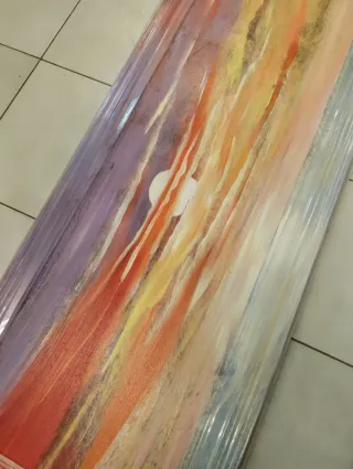 Cuadro Abstracto Puesta de Sol