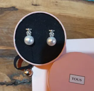 Pendientes Tous Osito Bold Bear con Perla