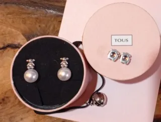 Pendientes Tous Osito Bold Bear con Perla