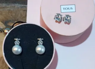 Pendientes Tous Osito Bold Bear con Perla