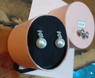Pendientes Tous Osito Bold Bear con Perla