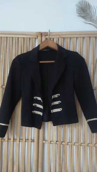 Chaqueta tipo domadora negra