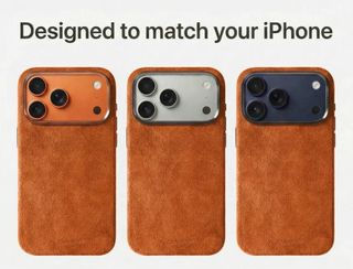 Funda iPhone 17 Pro Alcantara Naranja