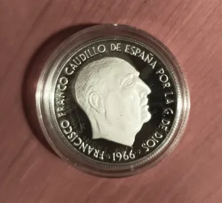 Moneda Franco Caudillo España 1966