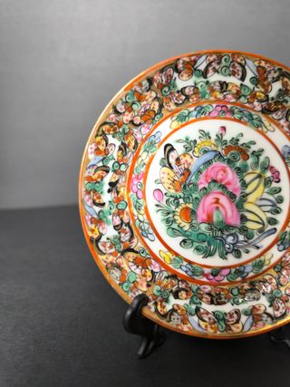 Chávena de Café Rosa Mandarim Porcelana Macau