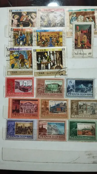 Collezione francobolli anni '60/'70
