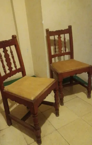 Sillas vintage Castellanas Roble