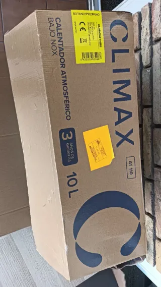 Calentador gas butano CLIMAX 10L