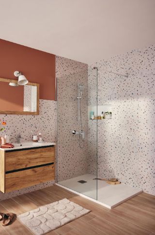 MAMPARA DE DUCHA FRONTAL FIJO 100