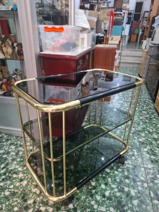 Bar Camarera Cristal Dorado