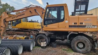 Excavadora Hyundai 200W-7 Entera o Desguace