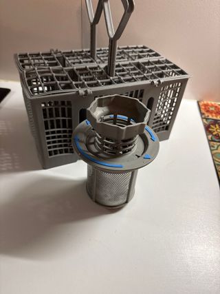 Cubeta para cubiertos lavavajillas Balay y filtro