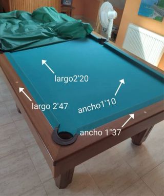 Mesa de billar convertible