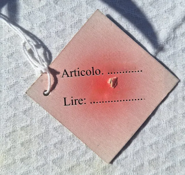 Lámpara Vintage 90', murano azul, Pop Art, NUEVA