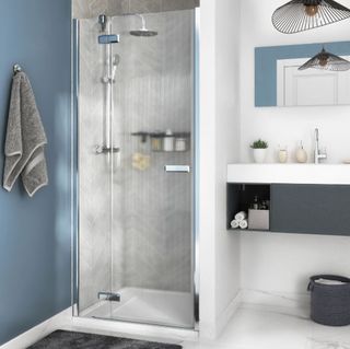 MAMPARA DUCHA FRONTAL ABATIBLE