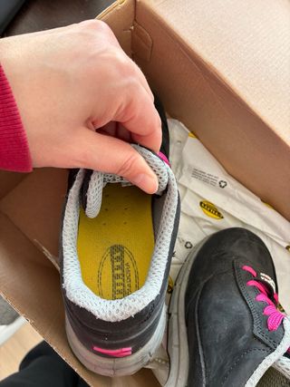 Botas de trabajo Diadora Mujer Negras y Rosas