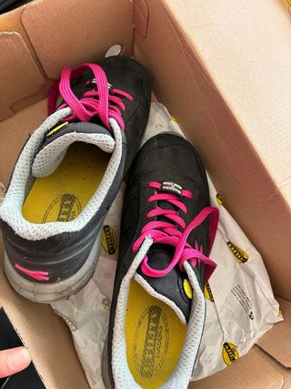 Botas de trabajo Diadora Mujer Negras y Rosas