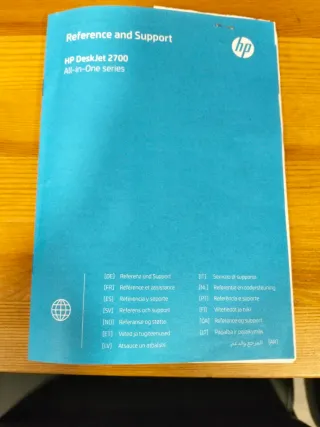 Impresora HP Deskjet 2700 Naranja/Blanca