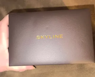 Reloj Skyline Pulsera Dorado y Marrón