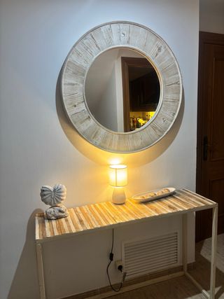 Recibidor Maisons du Monde madera y metal