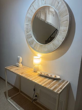 Recibidor Maisons du Monde madera y metal