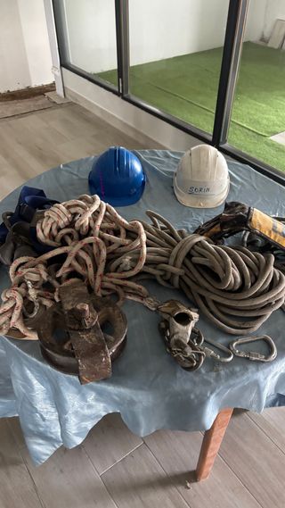 Equipo de seguridad para trabajos en altura