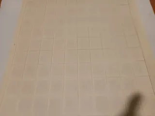 Foglio 100 Francobolli 1 Lira