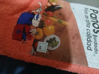 Trapos Paños de cocina bordados